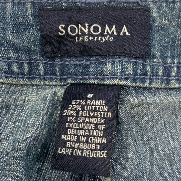 NEW Sonoma size 6 jeans with belt - Picture 11 of 15